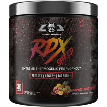 Core Champs by Kai Greene RDX Shred | Extreme Thermogenic Pre-Workout [214.5 грама] Горски плодове