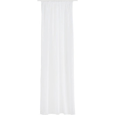 Záclona s putky Voile jednoduchá bílá 140x245 cm