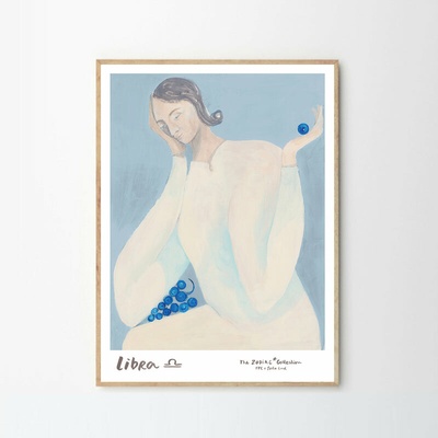 The Poster Club Plakát Libra by Sofia Lind 50x70cm