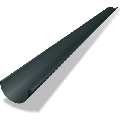 Prefa Žľab polkruhový 280 mm x 126 mm 3 m hliník 02 P.10 antracit