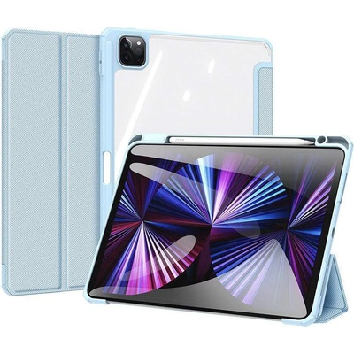 Dux Ducis Toby Tablet Case - хибриден удароустойчив кейс с отделение за Apple Pencil 2 за iPad Pro 11 M1 (2021), iPad Pro 11 (2020), iPad Pro 11 (2018) (син)