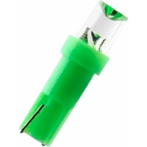  Лед крушки тип t5 12v/1, 2w зелен (t5g)