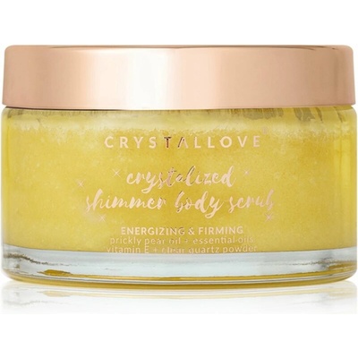 Crystallove Quartz Shimmer Body Scrub tělový peeling clear 200 g