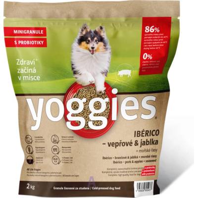 Yoggies MINI Ibérico vepřové maso s jablky lisované za studena s probiotiky 2 kg