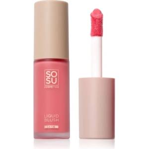 SOSU Cosmetics Liquid Blush Satin течен руж цвят Pink Pop 9ml