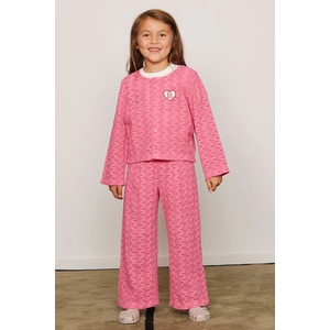 Mini Rodini жилетка за деца от памук Lace patch (26620101)