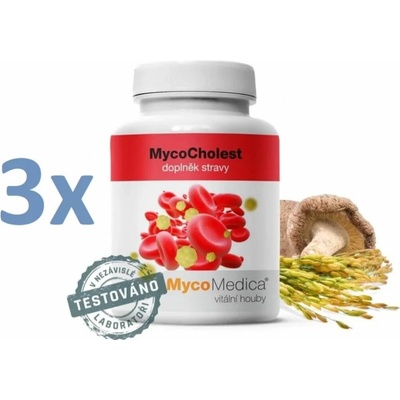 MycoMedica MycoCholest 3 x 120 kapslí