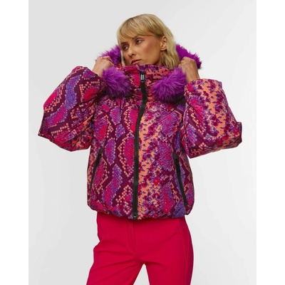 Goldbergh Lucinda Faux Fur Snake Pink