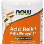 NOW НАУ ФУДС АНТИАЦИД С ЕНЗИМИ 60 ДРАЖЕТА/ now acid relief with enzymes 60 chewables