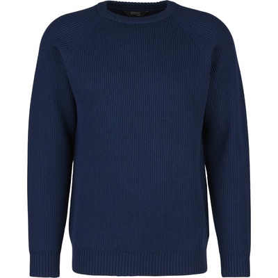 Stoic Мъжки вълнен пуловер Stoic Heavy MerinoKnit MMXX. Rutvik Sweater Merino jumper - Navy Blue - размер 3XL (005-5594-0316)