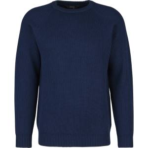 Stoic Мъжки вълнен пуловер Stoic Heavy MerinoKnit MMXX. Rutvik Sweater Merino jumper - Navy Blue - размер 3XL (005-5594-0316)
