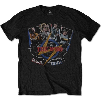 The Who USA Tour Vintage Black XL Риза (WHOTEE34MB04)