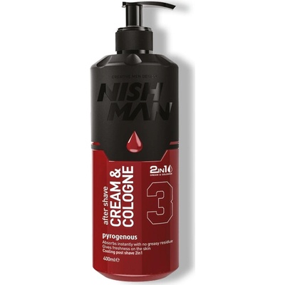 Nishman After Shave Cologne Cream Pyrogenous 400 ml