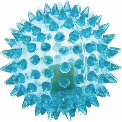 JK Animals led svítící ježatý míček 5,5 cm modrá