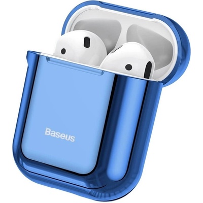 Baseus Защитен калъф Baseus Shining Hook за Apple Airpods / Apple Airpods 2, син (ARAPPOD-A03)