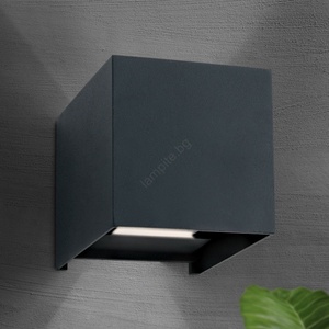 Orion AL 11-1192 - LED външно стенен осветител CUBE 2xLED/3W/230V IP54 антрацит (OR0217)