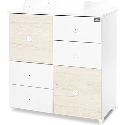 Lorelli Classic ШКАФ ЦВЯТ БЯЛО/СВЕТЪЛ ДЪБ-2box (10170140045p)