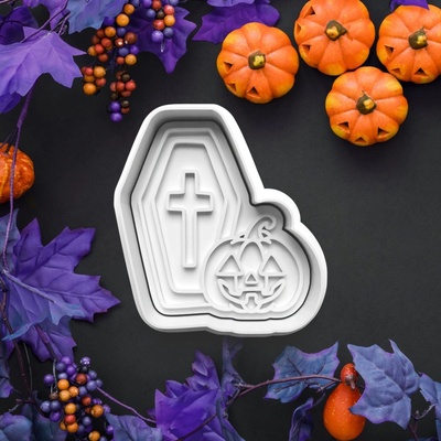 Halloween - Vykrajovátko s pečiatkou