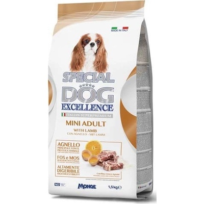 Monge Special Dog Excellence MINI Adult jahňa 1,5 kg 29/13,5 superprémium