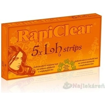 RapiClear 5 x LH strips jednokrokový ovulačný test 5 ks