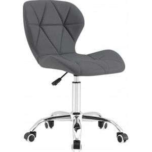 Bestent Офис стол от естествена кожа Dark Grey (SKY74A Szare ciemne)
