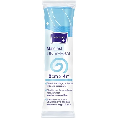 Matopat Elastický obväz Matopat Matolast UNIVERSAL na rany rôzne farby 8 cm x 4 m 1 ks Modrá