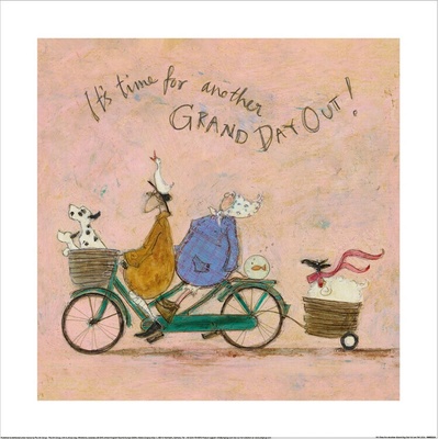 Umelecká tlač Sam Toft - It'S Time For Another Grand Day Out, 40 × 40 cm