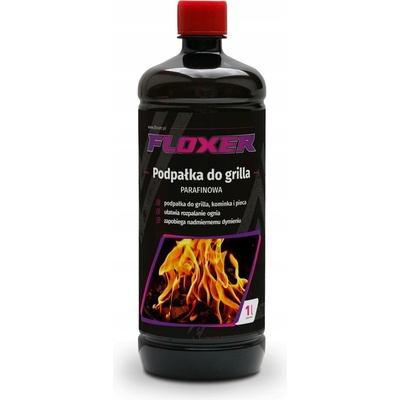 Parafínový podpalovač FLOXER tekutý podpalovač na gril, kamna, krb 1 litr