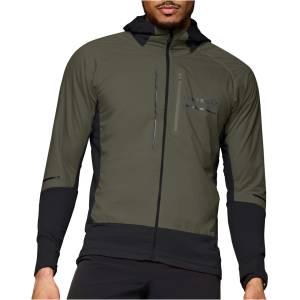 Norrøna Мъжко яке за бягане Norrøna Senja Alpha90 Hood Running jacket - Olive Night - размер XL (028-0846-0214)
