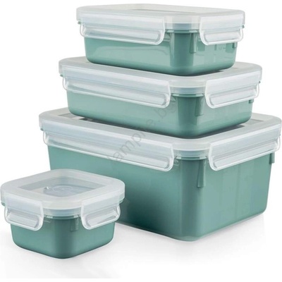 Tefal - К-кт кутии за храна 4 бр. MSEAL COLOR зелен (GS0298)