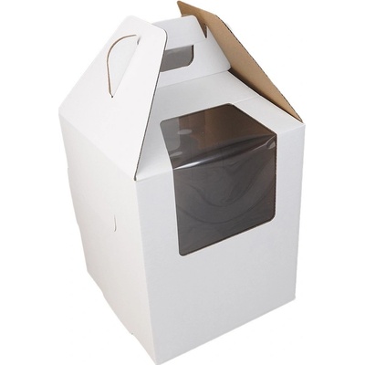 Dortisimo Dortová krabice bílá na patrový dort (30 x 30 x 30 cm) – Zboží Mobilmania