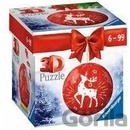 RAVENSBURGER 3D Puzzleball Vánoční ozdoba červená 54 ks