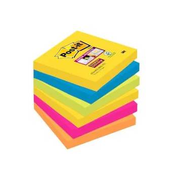 Image 1 of 3M Куб Post-it Super Sticky 654-6SS 76X76mm Rio