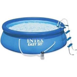 Intex Надуваем басейн INTEX Easy Set 457x122 см с помпа и аксесоари 26168NP