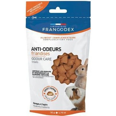 Francodex Pochoutka Odour care hlodavci 50 g – Hledejceny.cz