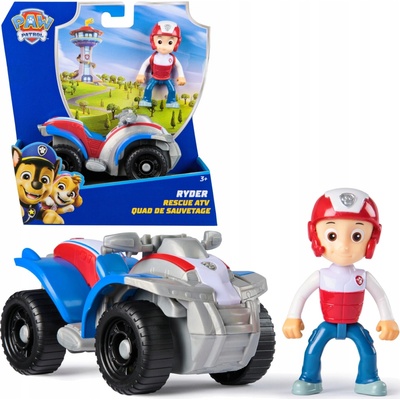 Spin Master Paw Patrol Tlapková Patrola vozidlo s figurkou Ryder a Čtyřkolka