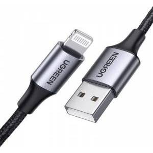 Ugreen US199 USB-A/Lightning Cable 2.4A 1m (black)