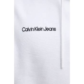 Calvin Klein Суичър Calvin Klein Jeans в бяло с качулка с принт J30J326923 (J30J326923)