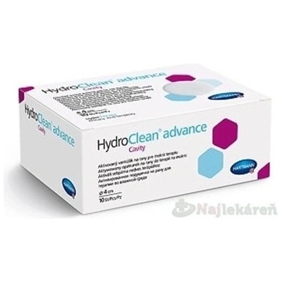 HydroClean advance Cavity vankúšik na rany kruh 4 cm 10 ks