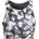 adidas Women's Run All Over Print Medium Impact Sports Bra - Black