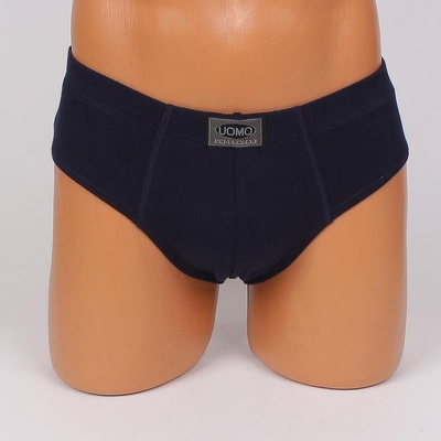 Мъжки памучен слип в тъмно синьо