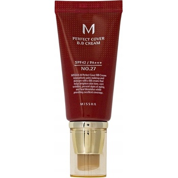Missha M Perfect Cover BB krém 27 Honey Beige SPF42 PA+++ 50 ml