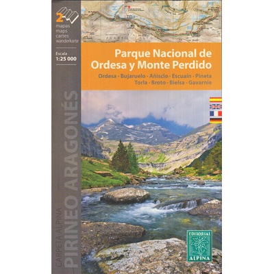 Ordesa & Monte Perdido 1:25t mapa Alpina