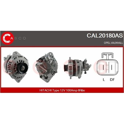 ALTERNATOR 12V 100A CAL20180AS