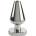 Mr. Steel Heavy Steel Butt Plug Medium Silver