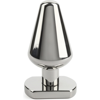 Mr. Steel Heavy Steel Butt Plug Medium Silver