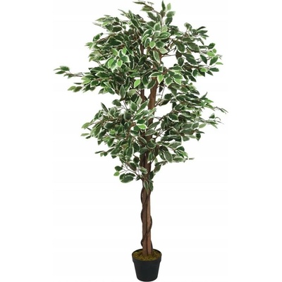 vidaXL Umělý fíkus 378 listů 80 cm zelený