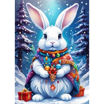 Image 1 of Bluebird Puzzle - Puzzle Winter Bunny - 500 piese