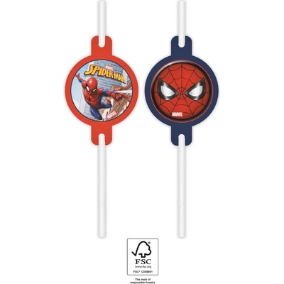 Procos Papirové brčka Spider man 4 ks – Hledejceny.cz