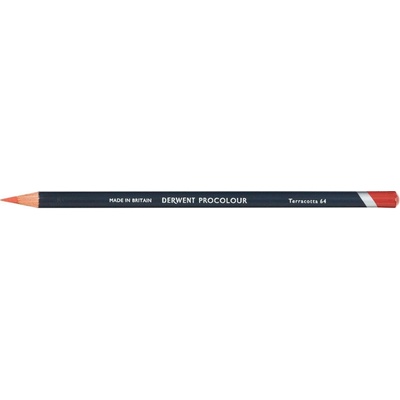 Derwent 10464_TER Procolour umělecké pastelky kusové 1 ks Terracotta 64